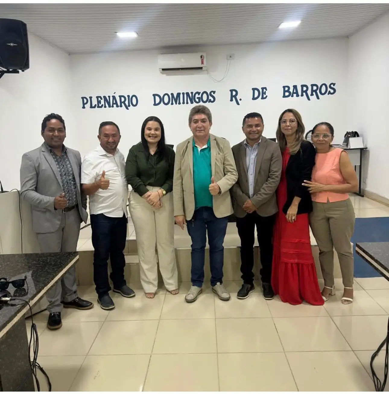 Presença do Prefeito Evandro DD na Sessão Ordinária